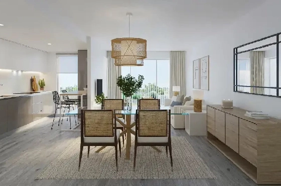 Apartment in Javea zu verkaufen, Zona de estar 112 m², Baujahr 2025, Klimaanlage, Terreno 11 m², 3 Schlafzimmer, 3 Badezimmer, Pool, ref.: AH-J-VI-1-1-3-D-7