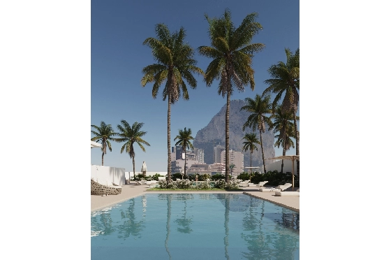 Apartment in Calpe zu verkaufen, Zona de estar 80 m², Klimaanlage, Terreno 23 m², 3 Schlafzimmer, 2 Badezimmer, Pool, ref.: GE-J11B-5