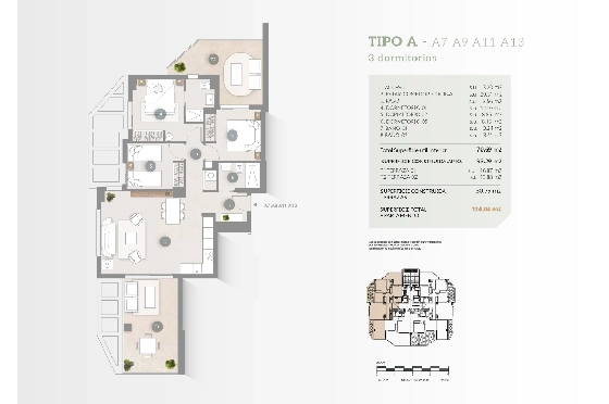 Apartment in Calpe zu verkaufen, Zona de estar 93 m², Klimaanlage, Terreno 31 m², 3 Schlafzimmer, 2 Badezimmer, Pool, ref.: GE-J113A-8