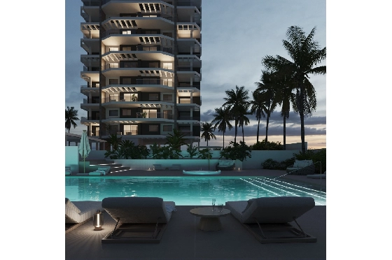 Apartment in Calpe zu verkaufen, Zona de estar 82 m², Klimaanlage, Terreno 25 m², 2 Schlafzimmer, 2 Badezimmer, Pool, ref.: GE-J16A-10