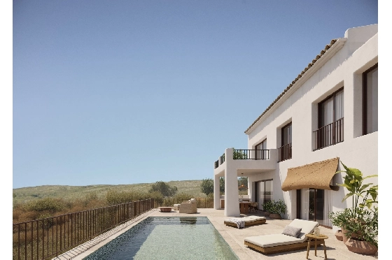 Villa in Alcalali zu verkaufen, Zona de estar 211 m², Baujahr 2026, Klimaanlage, Terreno 1021 m², 3 Schlafzimmer, 2 Badezimmer, Pool, ref.: AM-12622DA-2