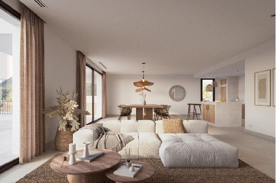 Villa in Alcalali zu verkaufen, Zona de estar 211 m², Baujahr 2026, Klimaanlage, Terreno 1021 m², 3 Schlafzimmer, 2 Badezimmer, Pool, ref.: AM-12622DA-4