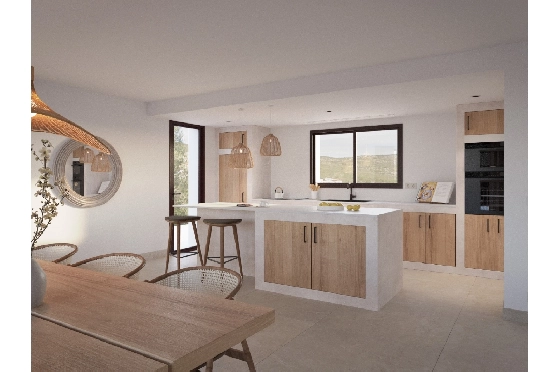 Villa in Alcalali zu verkaufen, Zona de estar 211 m², Baujahr 2026, Klimaanlage, Terreno 1021 m², 3 Schlafzimmer, 2 Badezimmer, Pool, ref.: AM-12622DA-6