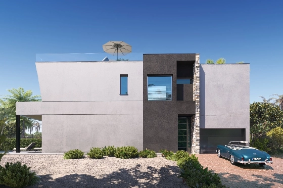 Villa in Calpe zu verkaufen, Zona de estar 324 m², Baujahr 2025, Klimaanlage, Terreno 800 m², 3 Schlafzimmer, 3 Badezimmer, Pool, ref.: AM-12624DA-9