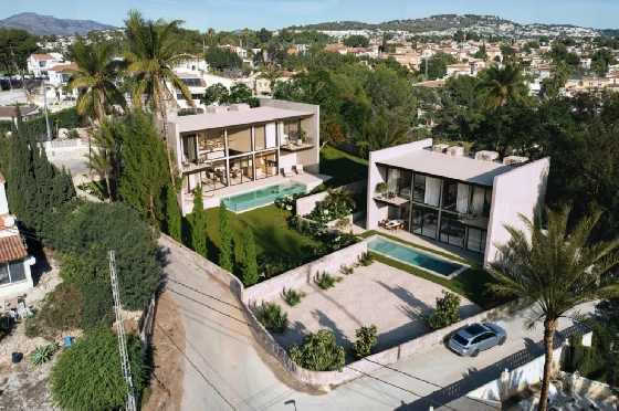 Villa in Calpe zu verkaufen, Zona de estar 273 m², Baujahr 2025, Klimaanlage, Terreno 1180 m², 3 Schlafzimmer, 3 Badezimmer, Pool, ref.: AM-12625DA-1