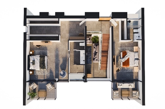 Villa in Calpe zu verkaufen, Zona de estar 273 m², Baujahr 2025, Klimaanlage, Terreno 1180 m², 3 Schlafzimmer, 3 Badezimmer, Pool, ref.: AM-12625DA-10