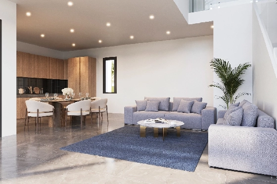 Villa in Calpe zu verkaufen, Zona de estar 273 m², Baujahr 2025, Klimaanlage, Terreno 1180 m², 3 Schlafzimmer, 3 Badezimmer, Pool, ref.: AM-12625DA-3