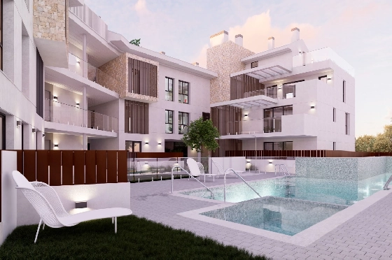 Apartment in Javea zu verkaufen, Zona de estar 85 m², Klimaanlage, Terreno 175 m², 2 Schlafzimmer, 2 Badezimmer, Pool, ref.: AVS-57384-1