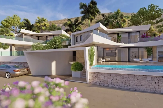 Villa in Benitachell zu verkaufen, Zona de estar 290 m², Klimaanlage, 3 Schlafzimmer, 3 Badezimmer, Pool, ref.: AVS-57375-3
