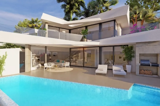 Villa in Benitachell zu verkaufen, Zona de estar 290 m², Klimaanlage, 3 Schlafzimmer, 3 Badezimmer, Pool, ref.: AVS-57375-5