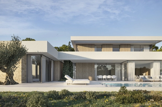 Villa in Moraira zu verkaufen, Zona de estar 395 m², Klimaanlage, Terreno 814 m², 5 Schlafzimmer, 4 Badezimmer, Pool, ref.: AVS-56975-1