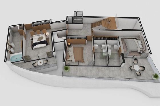 Villa in Altea zu verkaufen, Zona de estar 412 m², Klimaanlage, Terreno 979 m², 4 Schlafzimmer, 4 Badezimmer, Pool, ref.: AVS-56875-32