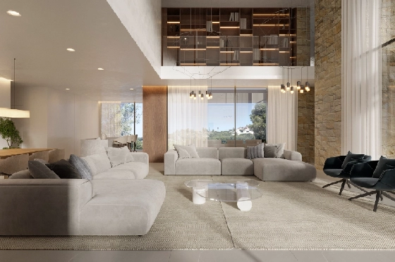 Villa in Moraira zu verkaufen, Zona de estar 350 m², Terreno 1601 m², 4 Schlafzimmer, 5 Badezimmer, Pool, ref.: AVS-55955-7