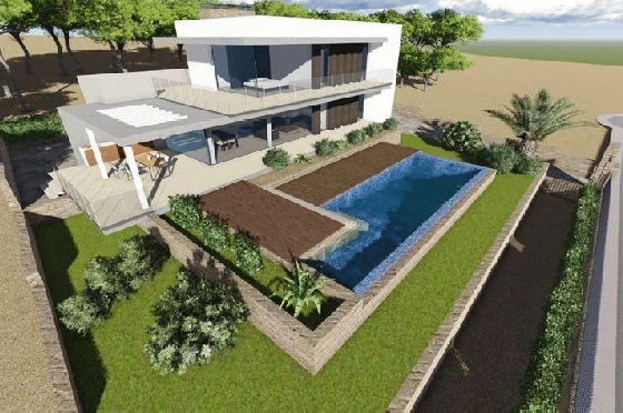 Villa in Moraira zu verkaufen, Zona de estar 319 m², Klimaanlage, Terreno 898 m², 3 Schlafzimmer, 4 Badezimmer, Pool, ref.: AVS-41765-1