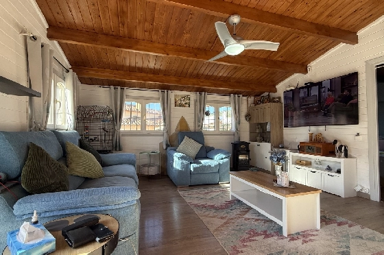 Villa in Pedreguer zu verkaufen, Zona de estar 61 m², Baujahr 2014, Zustand gepflegt, + KLIMA, Klimaanlage, Terreno 385 m², 2 Schlafzimmer, 1 Badezimmer, Pool, ref.: RG-0126-12