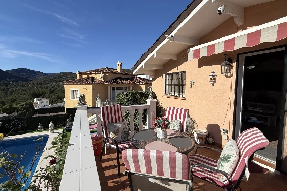 Villa in Pedreguer zu verkaufen, Zona de estar 61 m², Baujahr 2014, Zustand gepflegt, + KLIMA, Klimaanlage, Terreno 385 m², 2 Schlafzimmer, 1 Badezimmer, Pool, ref.: RG-0126-9
