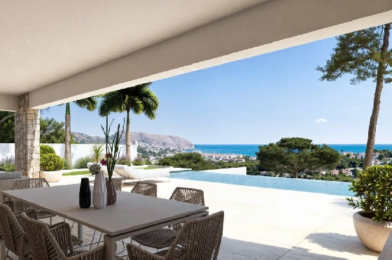 Villa in Moraira zu verkaufen, Zona de estar 350 m², Terreno 913 m², 4 Schlafzimmer, 4 Badezimmer, Pool, ref.: VGH50095-2
