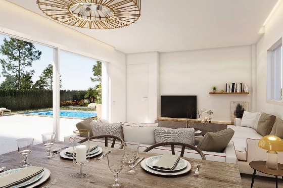 Villa in Entrenaranjos zu verkaufen, Zona de estar 231 m², Zustand Erstbezug, Klimaanlage, Terreno 298 m², 3 Schlafzimmer, 2 Badezimmer, Pool, ref.: HA-ENN-120-E01-4
