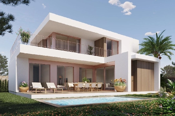 Villa in Entrenaranjos zu verkaufen, Zona de estar 235 m², Zustand Erstbezug, Klimaanlage, Terreno 303 m², 4 Schlafzimmer, 3 Badezimmer, Pool, ref.: HA-ENN-120-E02-1
