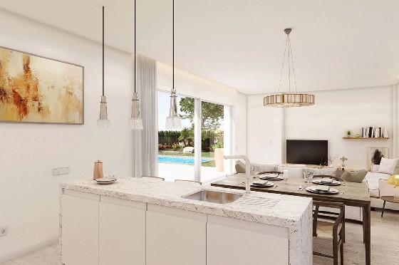 Villa in Entrenaranjos zu verkaufen, Zona de estar 235 m², Zustand Erstbezug, Klimaanlage, Terreno 303 m², 4 Schlafzimmer, 3 Badezimmer, Pool, ref.: HA-ENN-120-E02-3