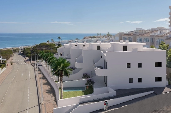Penthouse Apartment in La Mata zu verkaufen, Zona de estar 153 m², Zustand Erstbezug, Klimaanlage, 2 Schlafzimmer, 2 Badezimmer, Pool, ref.: HA-TLN-140-A02-1