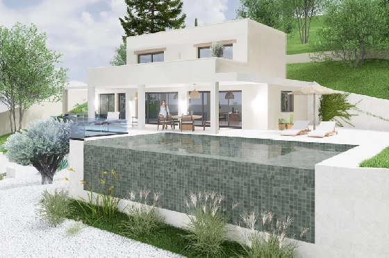 Villa in Javea zu verkaufen, Zona de estar 329 m², Klimaanlage, Terreno 1085 m², 4 Schlafzimmer, 5 Badezimmer, Pool, ref.: AVS-56834-4