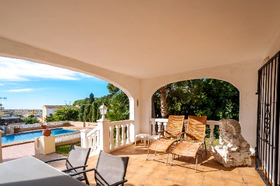 Villa in Moraira zu verkaufen, Zona de estar 270 m², Klimaanlage, Terreno 897 m², 3 Schlafzimmer, 3 Badezimmer, Pool, ref.: AM-12629DR-30
