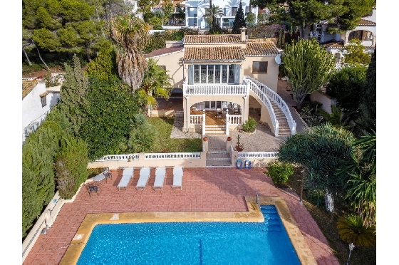 Villa in Moraira zu verkaufen, Zona de estar 270 m², Klimaanlage, Terreno 897 m², 3 Schlafzimmer, 3 Badezimmer, Pool, ref.: AM-12629DR-39