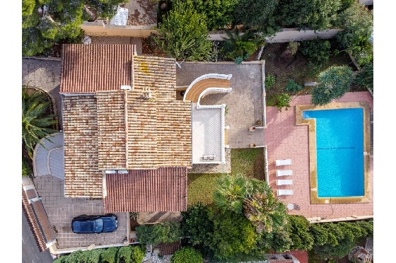 Villa in Moraira zu verkaufen, Zona de estar 270 m², Klimaanlage, Terreno 897 m², 3 Schlafzimmer, 3 Badezimmer, Pool, ref.: AM-12629DR-41