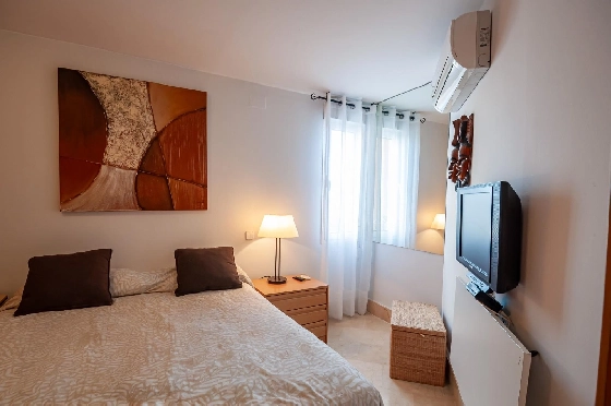 Apartment in Calpe(Playa de Fossa Levante) zu verkaufen, Zona de estar 55 m², Klimaanlage, 1 Schlafzimmer, 1 Badezimmer, Pool, ref.: COB-3554-10535-14
