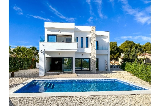 Villa in Benissa zu verkaufen, Zona de estar 202 m², Baujahr 2025, Klimaanlage, Terreno 1715 m², 3 Schlafzimmer, 3 Badezimmer, Pool, ref.: AM-12657DA-12