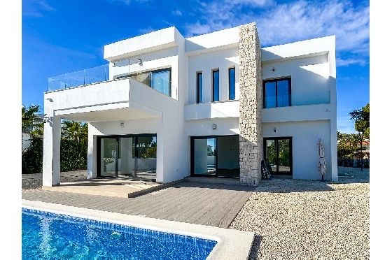 Villa in Benissa zu verkaufen, Zona de estar 202 m², Baujahr 2025, Klimaanlage, Terreno 1715 m², 3 Schlafzimmer, 3 Badezimmer, Pool, ref.: AM-12657DA-13