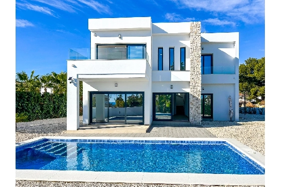 Villa in Benissa zu verkaufen, Zona de estar 202 m², Baujahr 2025, Klimaanlage, Terreno 1715 m², 3 Schlafzimmer, 3 Badezimmer, Pool, ref.: AM-12657DA-14