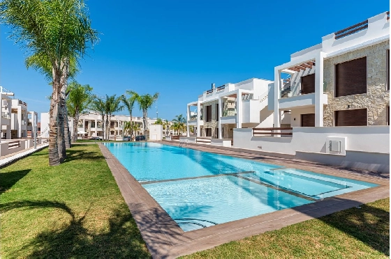 Erdgeschoss Apartment in Torrevieja zu verkaufen, Zona de estar 100 m², Zustand Erstbezug, 3 Schlafzimmer, 2 Badezimmer, Pool, ref.: HA-TON-159-A03-3