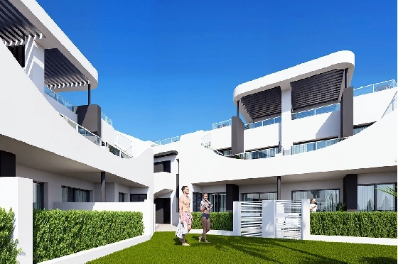 Erdgeschoss Apartment in San Fulgencio zu verkaufen, Zona de estar 133 m², Zustand Erstbezug, 3 Schlafzimmer, 2 Badezimmer, Pool, ref.: HA-SFN-131-A03-4