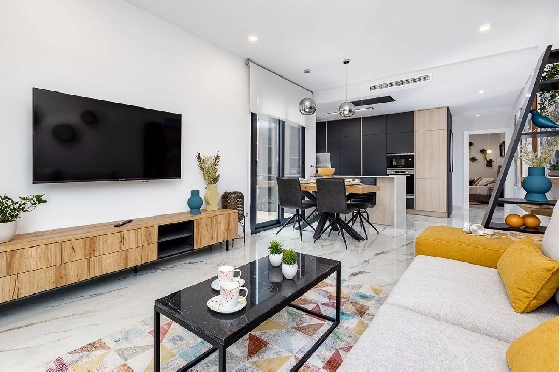 Penthouse Apartment in Ciudad Quesada zu verkaufen, Zona de estar 163 m², Zustand Erstbezug, Klimaanlage, 2 Schlafzimmer, 2 Badezimmer, Pool, ref.: HA-CQN-120-A02-3