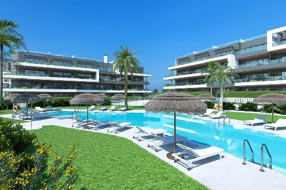 Penthouse Apartment in Torrevieja zu verkaufen, Zona de estar 137 m², Zustand Erstbezug, Klimaanlage, 2 Schlafzimmer, 2 Badezimmer, Pool, ref.: HA-TON-270-A04-12