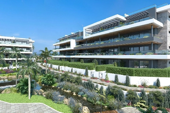 Penthouse Apartment in Torrevieja zu verkaufen, Zona de estar 137 m², Zustand Erstbezug, Klimaanlage, 2 Schlafzimmer, 2 Badezimmer, Pool, ref.: HA-TON-270-A04-13