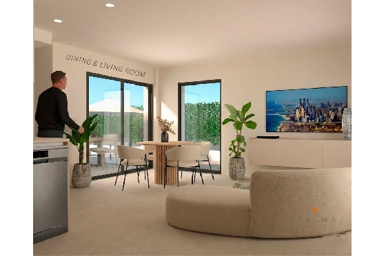 Doppelhaushälfte in Daya Nueva zu verkaufen, Wohnfläche 109 m², Zustand Erstbezug, Grundstück 195 m², 3 Schlafzimmer, 2 Badezimmer, ref.: HA-DNN-120-D01-7