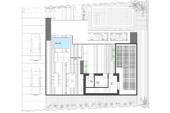 Villa in Los Alcazares zu verkaufen, Zona de estar 426 m², Zustand Erstbezug, Klimaanlage, Terreno 394 m², 3 Schlafzimmer, 2 Badezimmer, Pool, ref.: HA-LAN-470-E02-13