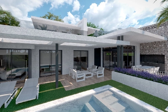 Villa in Los Alcazares zu verkaufen, Zona de estar 426 m², Zustand Erstbezug, Klimaanlage, Terreno 394 m², 3 Schlafzimmer, 2 Badezimmer, Pool, ref.: HA-LAN-470-E02-3