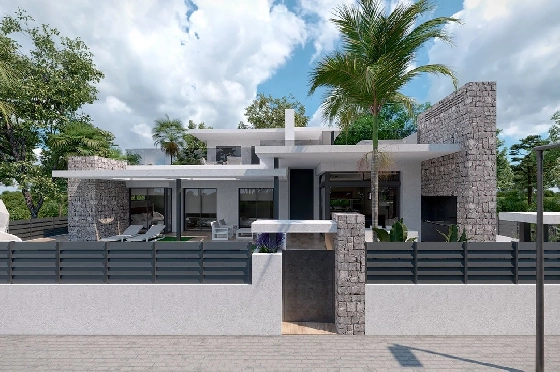 Villa in Los Alcazares zu verkaufen, Zona de estar 426 m², Zustand Erstbezug, Klimaanlage, Terreno 394 m², 3 Schlafzimmer, 2 Badezimmer, Pool, ref.: HA-LAN-470-E02-4