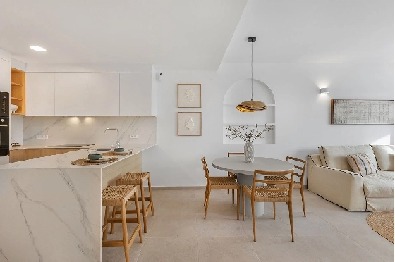 Etagen Apartment in Los Alcazares zu verkaufen, Zona de estar 102 m², Zustand Erstbezug, 3 Schlafzimmer, 2 Badezimmer, Pool, ref.: HA-LAN-436-A02-10