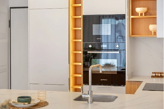 Etagen Apartment in Los Alcazares zu verkaufen, Zona de estar 102 m², Zustand Erstbezug, 3 Schlafzimmer, 2 Badezimmer, Pool, ref.: HA-LAN-436-A02-17