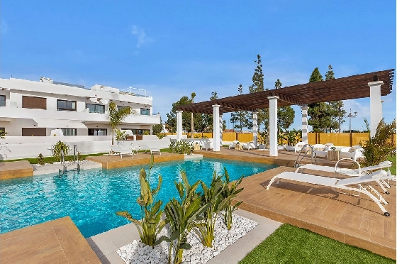 Etagen Apartment in Los Alcazares zu verkaufen, Zona de estar 102 m², Zustand Erstbezug, 3 Schlafzimmer, 2 Badezimmer, Pool, ref.: HA-LAN-436-A02-3