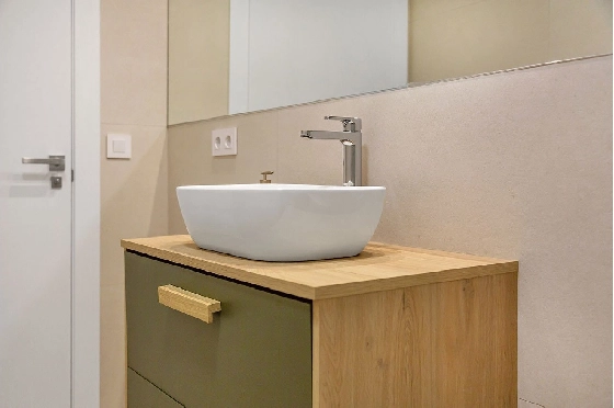 Penthouse Apartment in Los Alcazares zu verkaufen, Zona de estar 137 m², Zustand Erstbezug, 2 Schlafzimmer, 2 Badezimmer, Pool, ref.: HA-LAN-436-A03-19