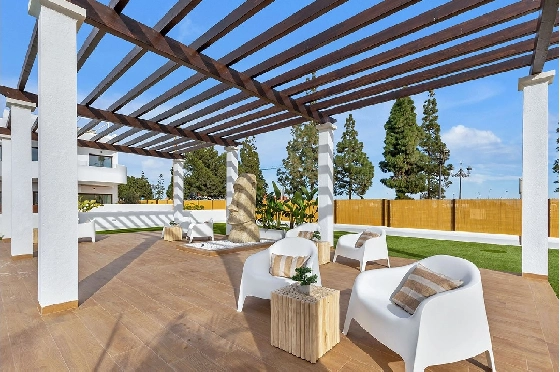Penthouse Apartment in Los Alcazares zu verkaufen, Zona de estar 137 m², Zustand Erstbezug, 2 Schlafzimmer, 2 Badezimmer, Pool, ref.: HA-LAN-436-A03-5