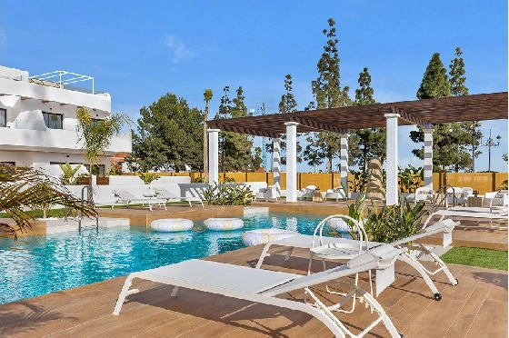 Penthouse Apartment in Los Alcazares zu verkaufen, Zona de estar 137 m², Zustand Erstbezug, 2 Schlafzimmer, 2 Badezimmer, Pool, ref.: HA-LAN-436-A04-7