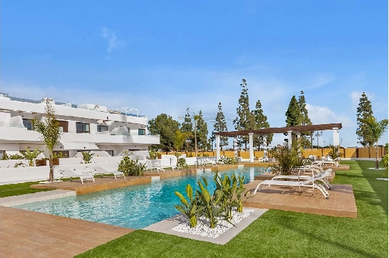 Penthouse Apartment in Los Alcazares zu verkaufen, Zona de estar 137 m², Zustand Erstbezug, 2 Schlafzimmer, 2 Badezimmer, Pool, ref.: HA-LAN-436-A04-8