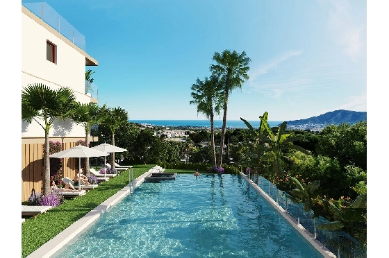 Reihenhaus in La Nucia zu verkaufen, Wohnfläche 157 m², Zustand Erstbezug, Klimaanlage, 4 Schlafzimmer, 3 Badezimmer, Pool, ref.: HA-LNN-130-R01-1